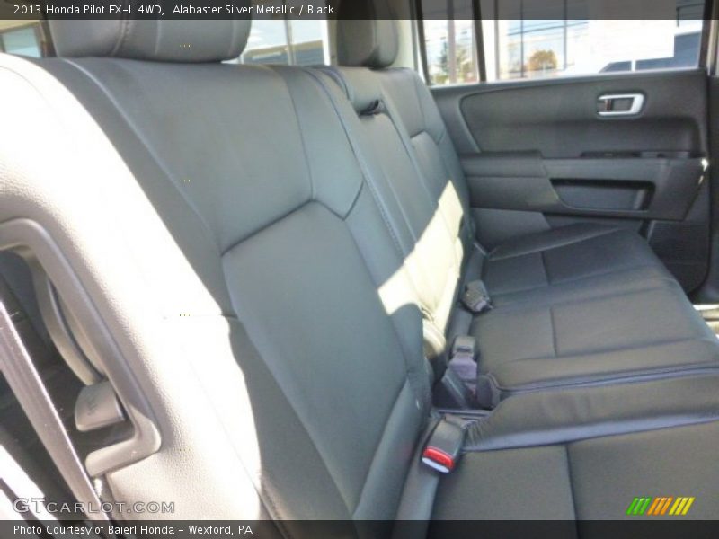 Alabaster Silver Metallic / Black 2013 Honda Pilot EX-L 4WD