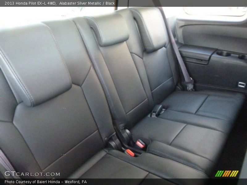 Alabaster Silver Metallic / Black 2013 Honda Pilot EX-L 4WD