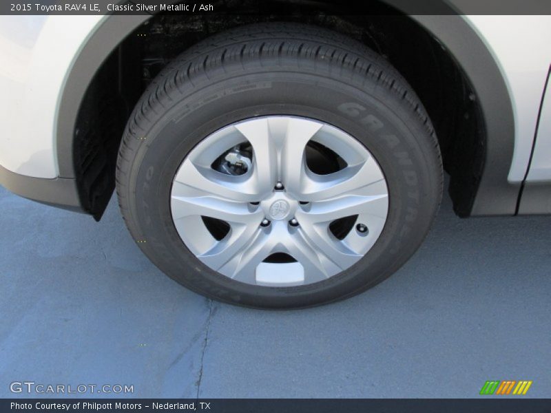 Classic Silver Metallic / Ash 2015 Toyota RAV4 LE