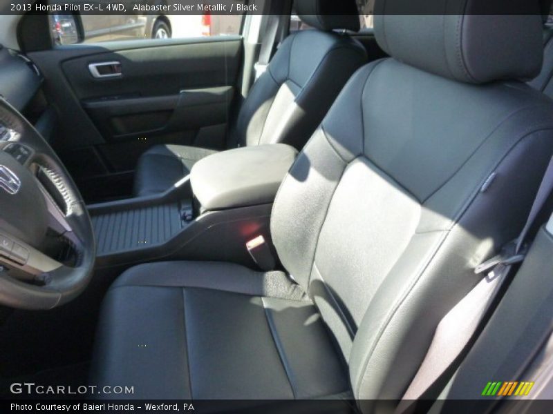 Alabaster Silver Metallic / Black 2013 Honda Pilot EX-L 4WD
