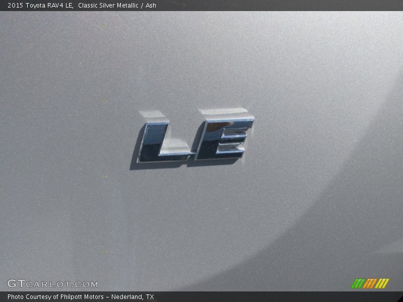 Classic Silver Metallic / Ash 2015 Toyota RAV4 LE