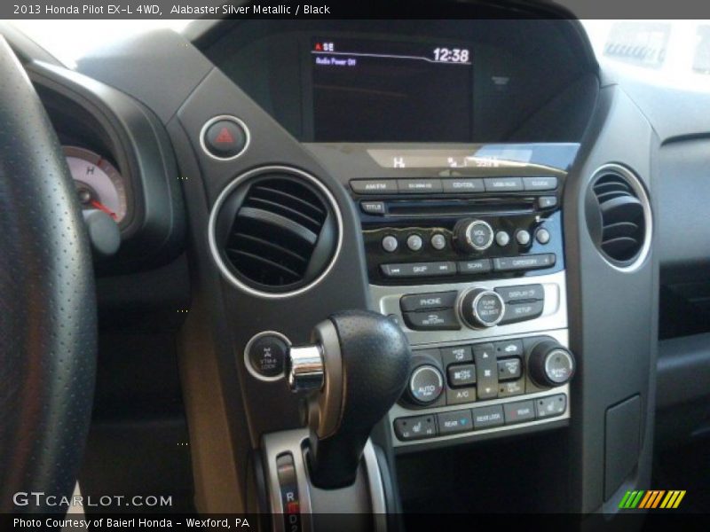 Alabaster Silver Metallic / Black 2013 Honda Pilot EX-L 4WD