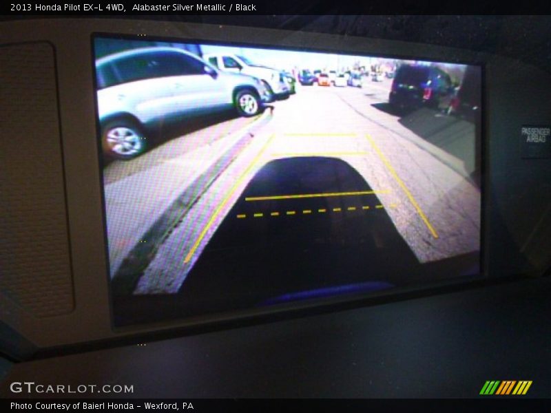 Alabaster Silver Metallic / Black 2013 Honda Pilot EX-L 4WD