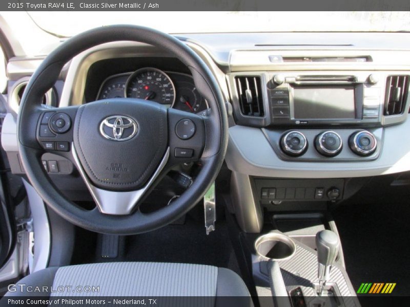 Classic Silver Metallic / Ash 2015 Toyota RAV4 LE