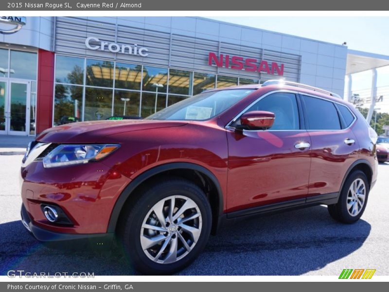 Cayenne Red / Almond 2015 Nissan Rogue SL