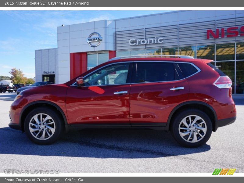 Cayenne Red / Almond 2015 Nissan Rogue SL