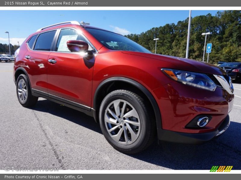 Cayenne Red / Almond 2015 Nissan Rogue SL