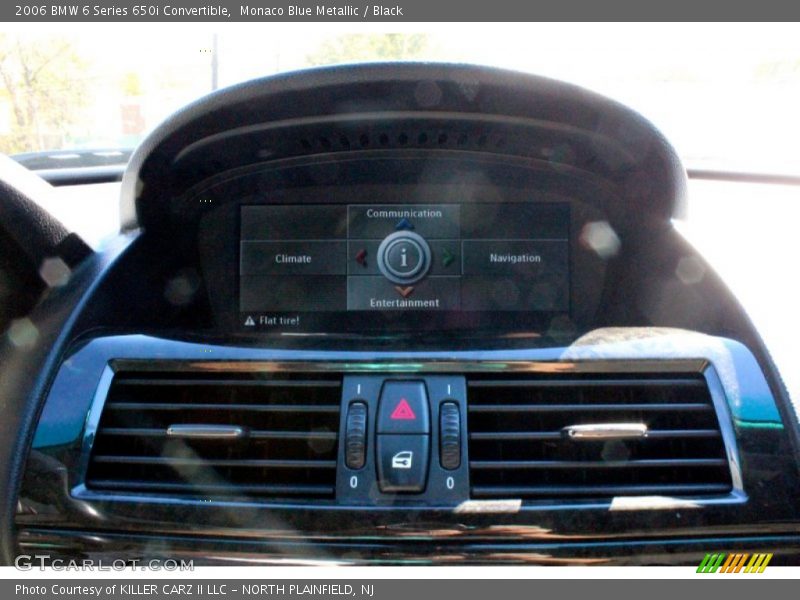 Monaco Blue Metallic / Black 2006 BMW 6 Series 650i Convertible