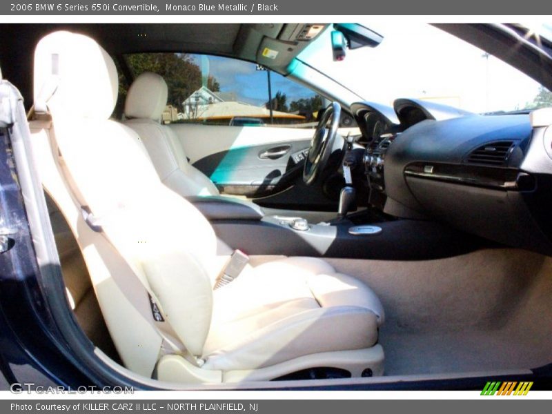 Monaco Blue Metallic / Black 2006 BMW 6 Series 650i Convertible