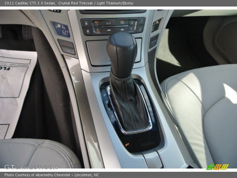 Crystal Red Tintcoat / Light Titanium/Ebony 2011 Cadillac CTS 3.0 Sedan