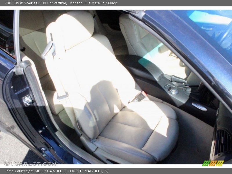 Monaco Blue Metallic / Black 2006 BMW 6 Series 650i Convertible