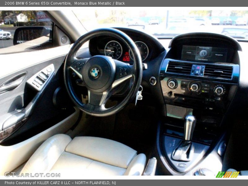 Monaco Blue Metallic / Black 2006 BMW 6 Series 650i Convertible