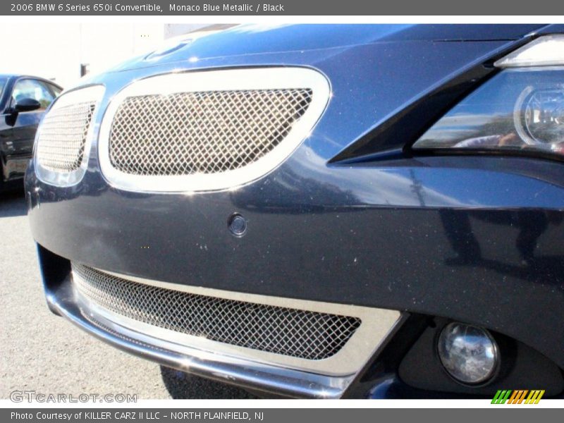 Monaco Blue Metallic / Black 2006 BMW 6 Series 650i Convertible