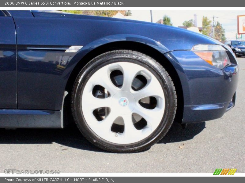 Monaco Blue Metallic / Black 2006 BMW 6 Series 650i Convertible