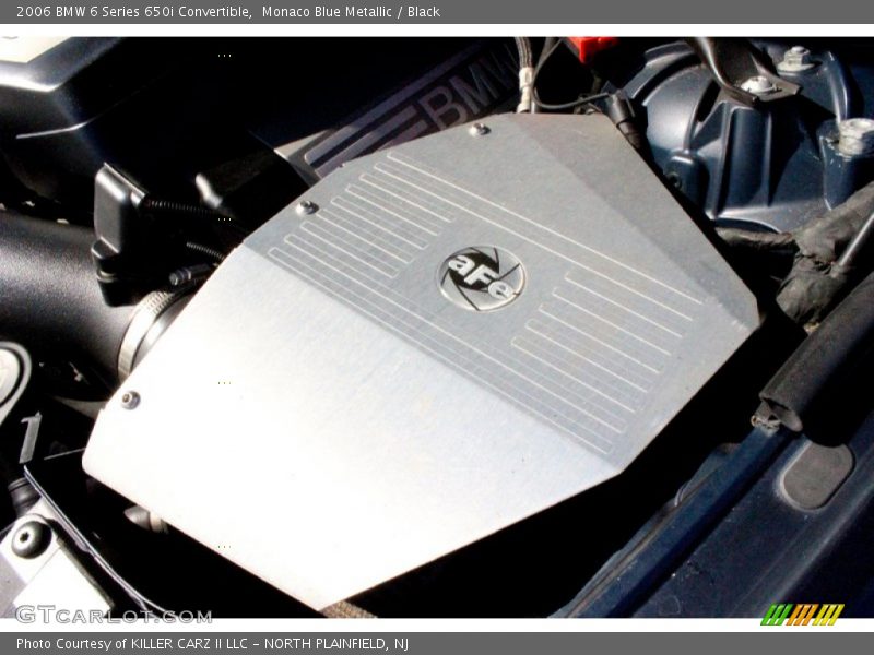 Monaco Blue Metallic / Black 2006 BMW 6 Series 650i Convertible