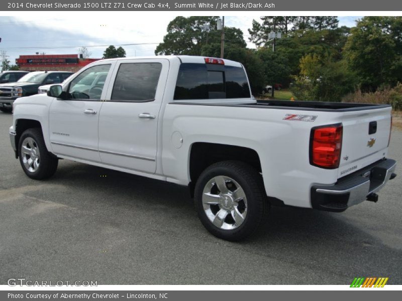 Summit White / Jet Black/Dark Ash 2014 Chevrolet Silverado 1500 LTZ Z71 Crew Cab 4x4