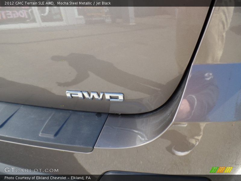 Mocha Steel Metallic / Jet Black 2012 GMC Terrain SLE AWD