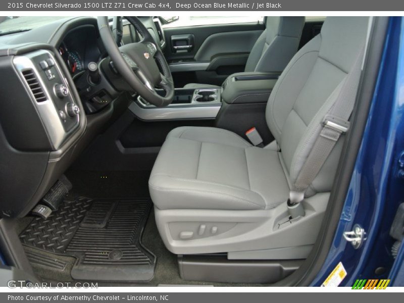 Deep Ocean Blue Metallic / Jet Black 2015 Chevrolet Silverado 1500 LTZ Z71 Crew Cab 4x4