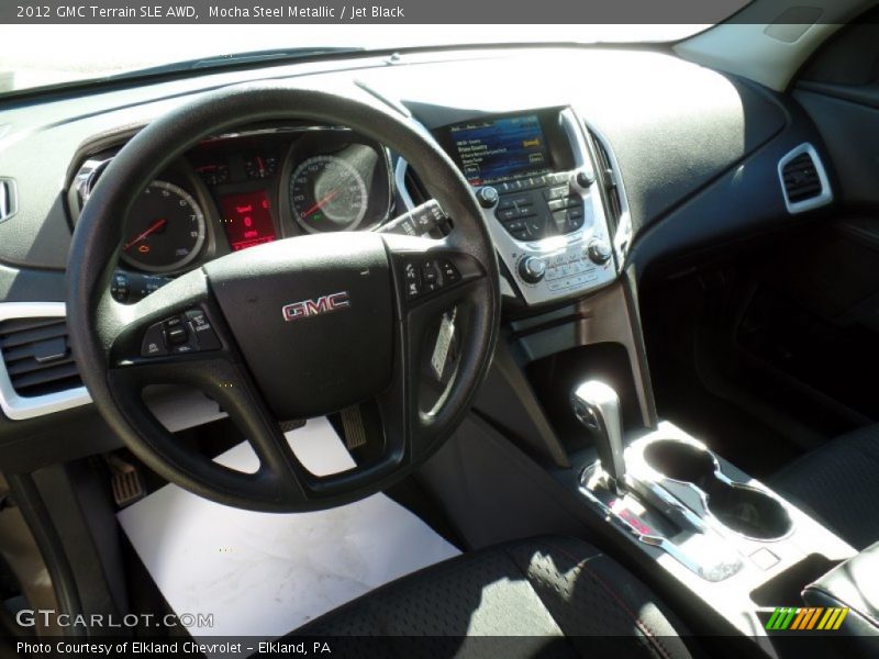 Mocha Steel Metallic / Jet Black 2012 GMC Terrain SLE AWD