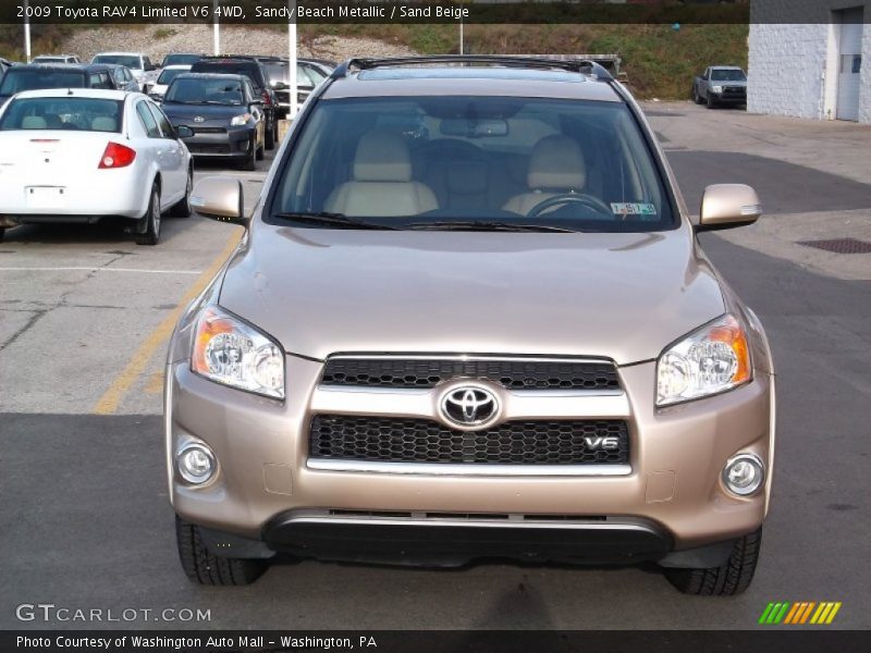 Sandy Beach Metallic / Sand Beige 2009 Toyota RAV4 Limited V6 4WD