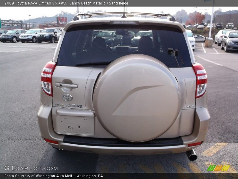 Sandy Beach Metallic / Sand Beige 2009 Toyota RAV4 Limited V6 4WD