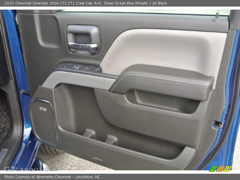 Deep Ocean Blue Metallic / Jet Black 2015 Chevrolet Silverado 1500 LTZ Z71 Crew Cab 4x4