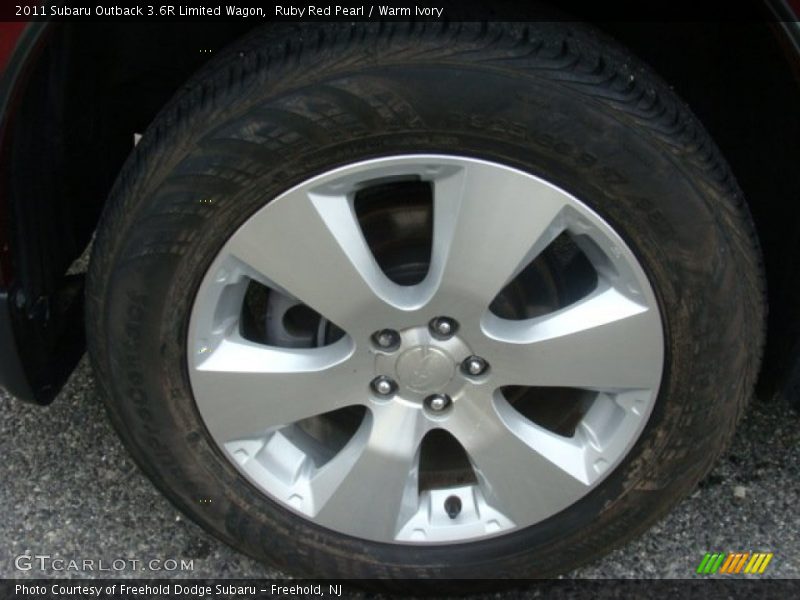 Ruby Red Pearl / Warm Ivory 2011 Subaru Outback 3.6R Limited Wagon