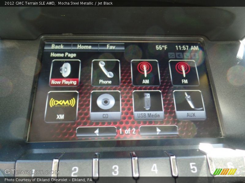 Mocha Steel Metallic / Jet Black 2012 GMC Terrain SLE AWD