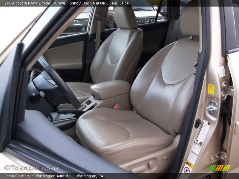 Sandy Beach Metallic / Sand Beige 2009 Toyota RAV4 Limited V6 4WD