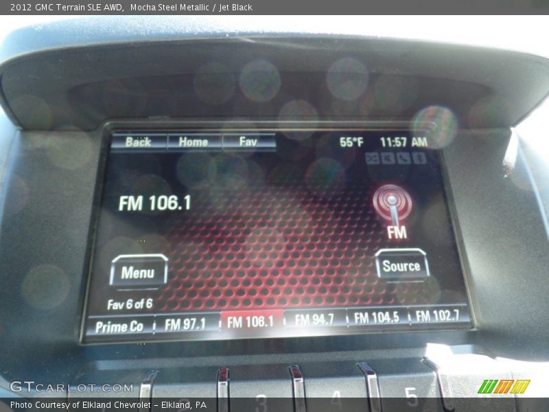 Mocha Steel Metallic / Jet Black 2012 GMC Terrain SLE AWD