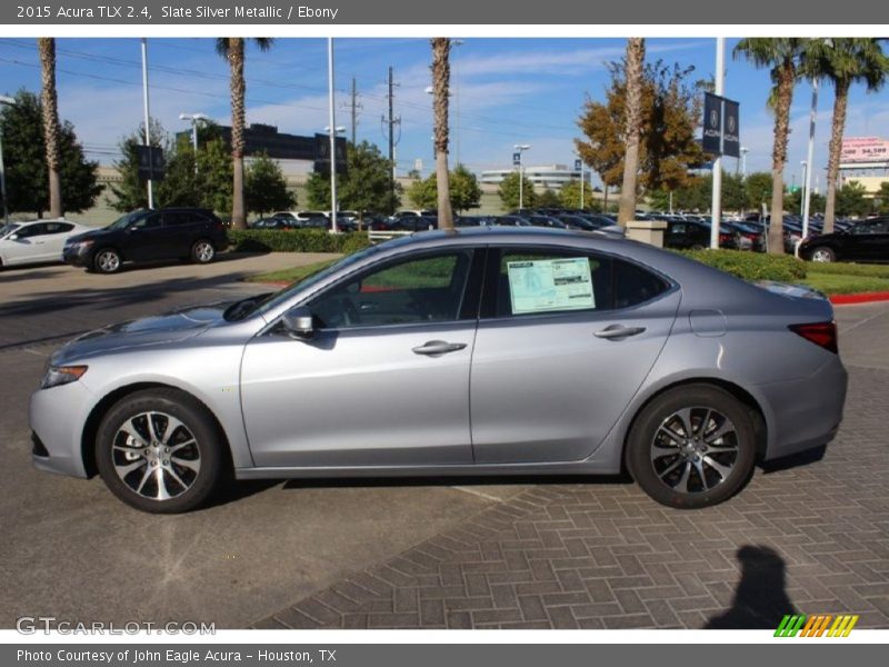 Slate Silver Metallic / Ebony 2015 Acura TLX 2.4