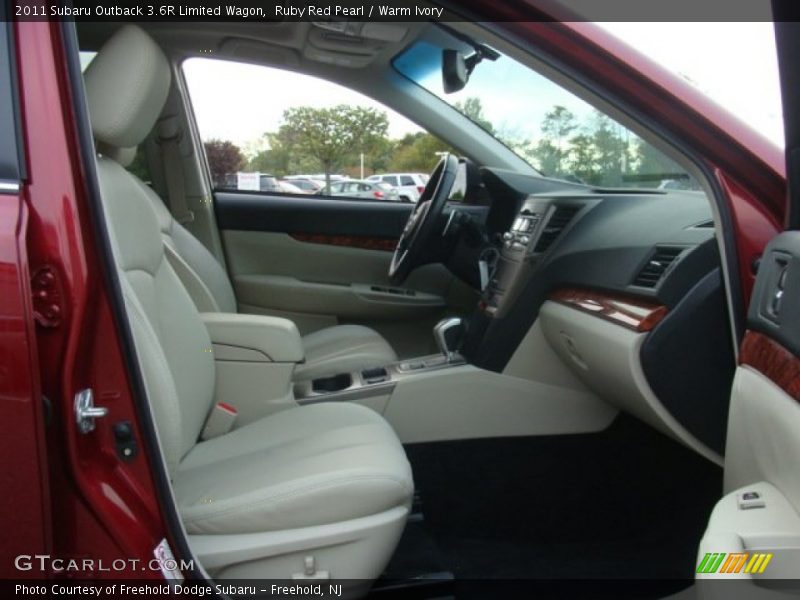 Ruby Red Pearl / Warm Ivory 2011 Subaru Outback 3.6R Limited Wagon