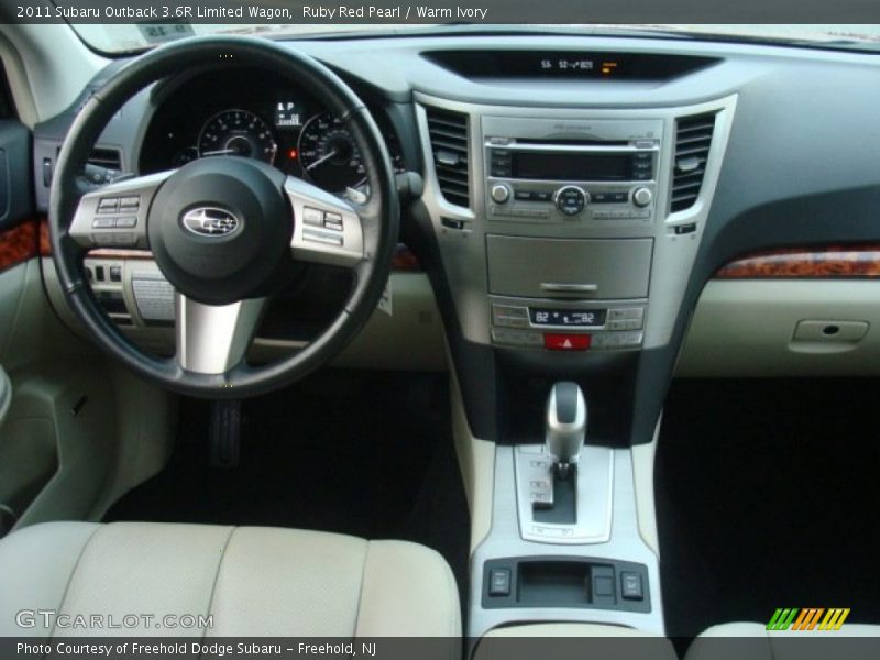 Ruby Red Pearl / Warm Ivory 2011 Subaru Outback 3.6R Limited Wagon