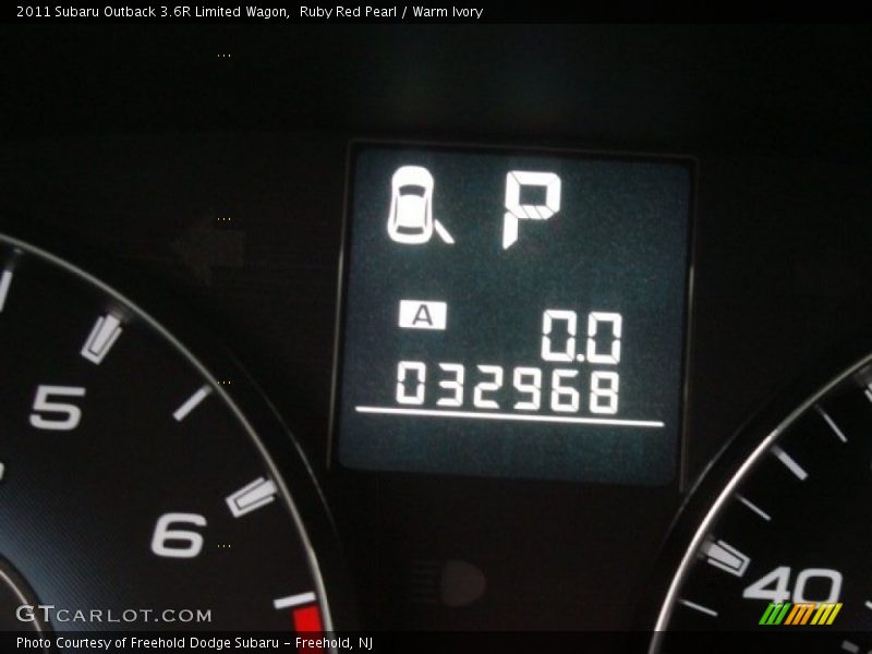 Ruby Red Pearl / Warm Ivory 2011 Subaru Outback 3.6R Limited Wagon