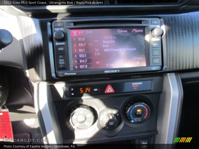 Ultramarine Blue / Black/Red Accents 2013 Scion FR-S Sport Coupe