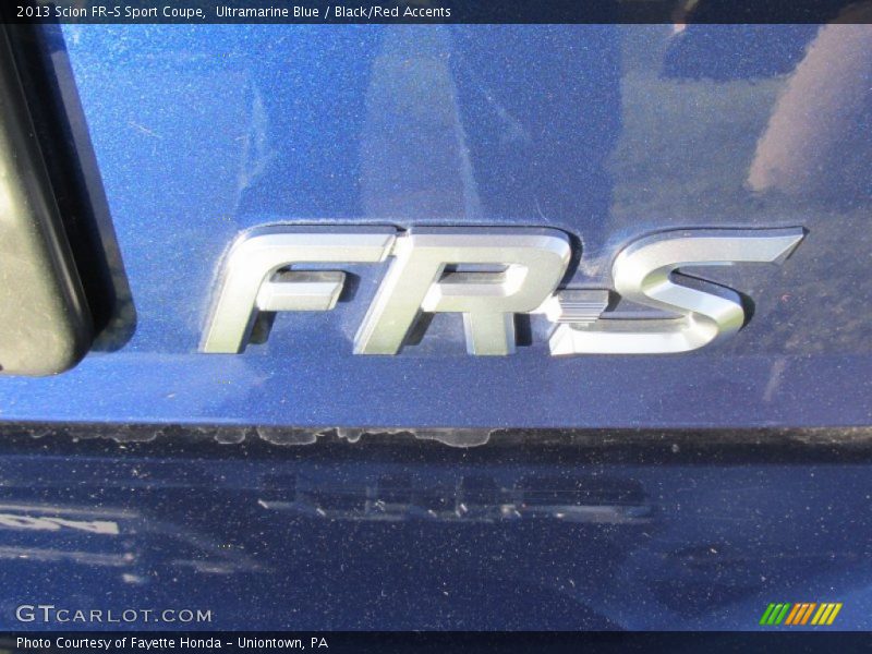 Ultramarine Blue / Black/Red Accents 2013 Scion FR-S Sport Coupe