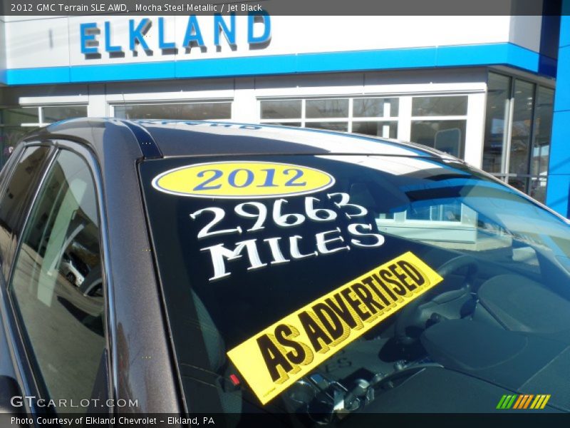 Mocha Steel Metallic / Jet Black 2012 GMC Terrain SLE AWD