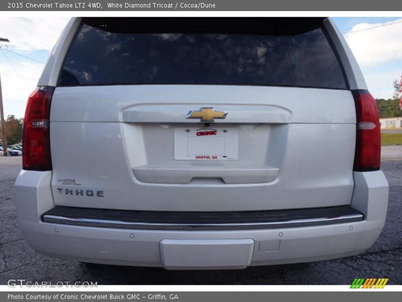 White Diamond Tricoat / Cocoa/Dune 2015 Chevrolet Tahoe LTZ 4WD