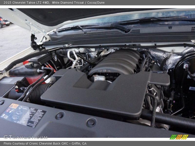 White Diamond Tricoat / Cocoa/Dune 2015 Chevrolet Tahoe LTZ 4WD