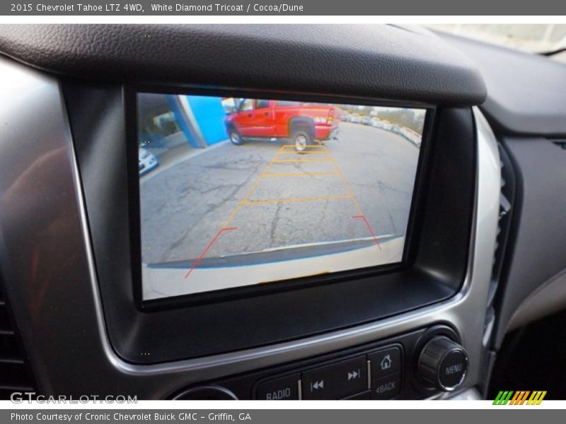 White Diamond Tricoat / Cocoa/Dune 2015 Chevrolet Tahoe LTZ 4WD