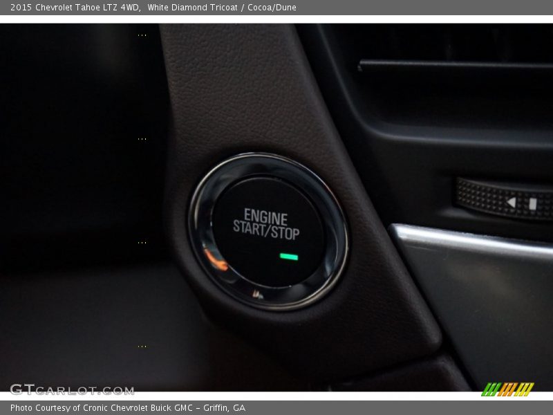 White Diamond Tricoat / Cocoa/Dune 2015 Chevrolet Tahoe LTZ 4WD