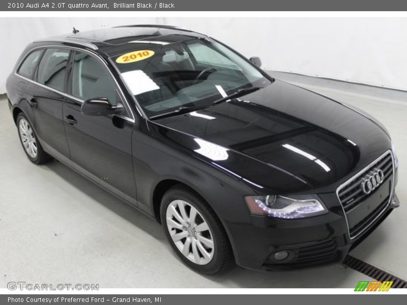 Brilliant Black / Black 2010 Audi A4 2.0T quattro Avant