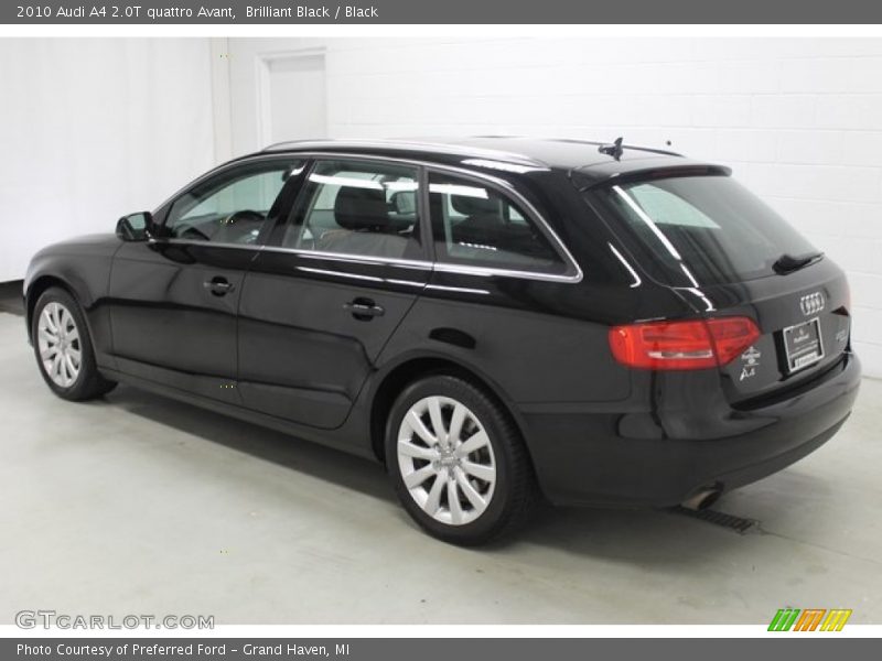 Brilliant Black / Black 2010 Audi A4 2.0T quattro Avant