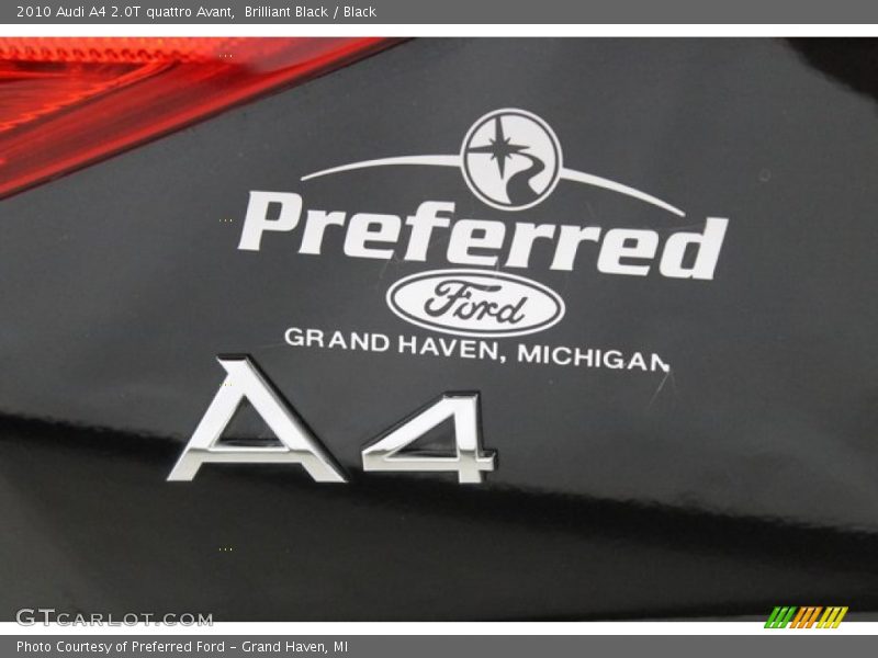 Brilliant Black / Black 2010 Audi A4 2.0T quattro Avant