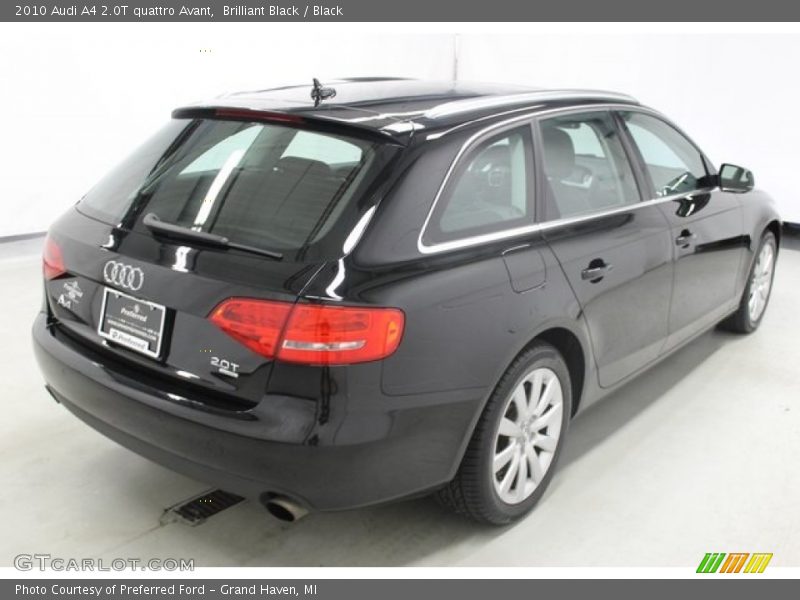 Brilliant Black / Black 2010 Audi A4 2.0T quattro Avant
