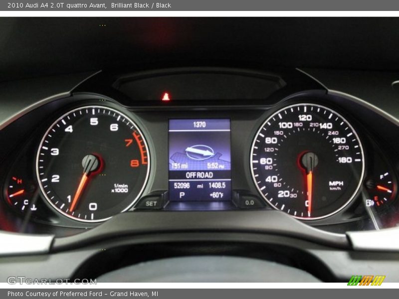 Brilliant Black / Black 2010 Audi A4 2.0T quattro Avant