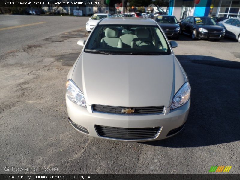 Gold Mist Metallic / Neutral 2010 Chevrolet Impala LT