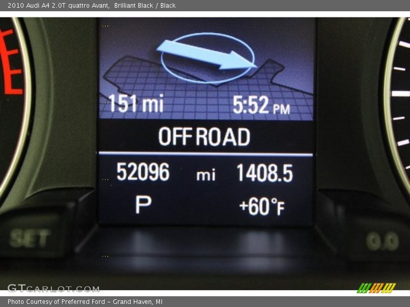 Brilliant Black / Black 2010 Audi A4 2.0T quattro Avant