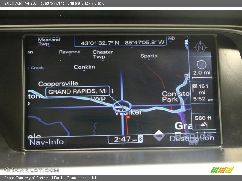 Brilliant Black / Black 2010 Audi A4 2.0T quattro Avant