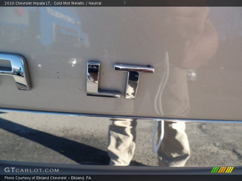 Gold Mist Metallic / Neutral 2010 Chevrolet Impala LT